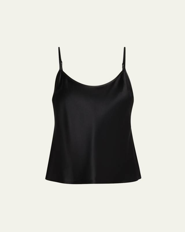 Spaghetti Strap Silk Cami